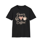 Peace, Love and Coffee T-Shirt