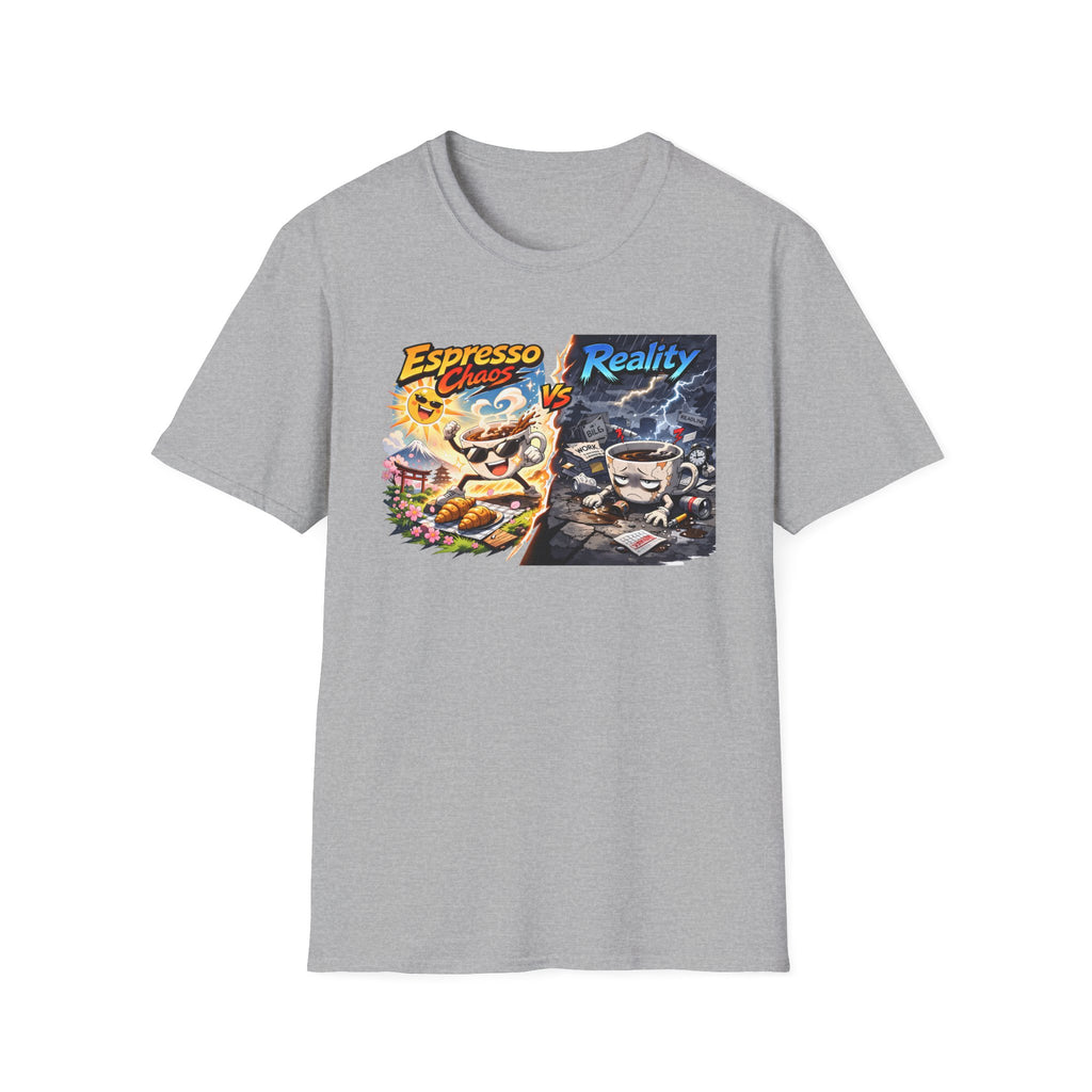 Espresso Chaos vs Reality T-Shirt