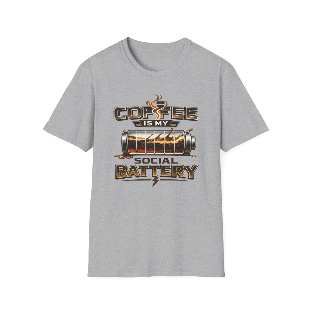 Coffee is My Social Battery T-Shirt