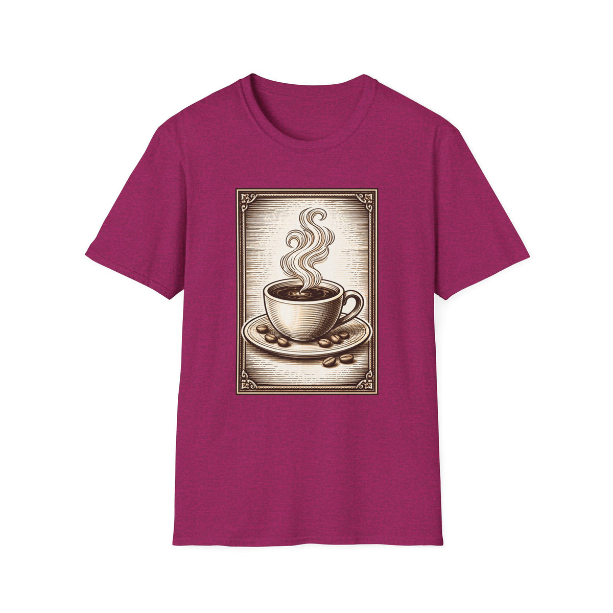 Coffee Woodcut T-Shirt
