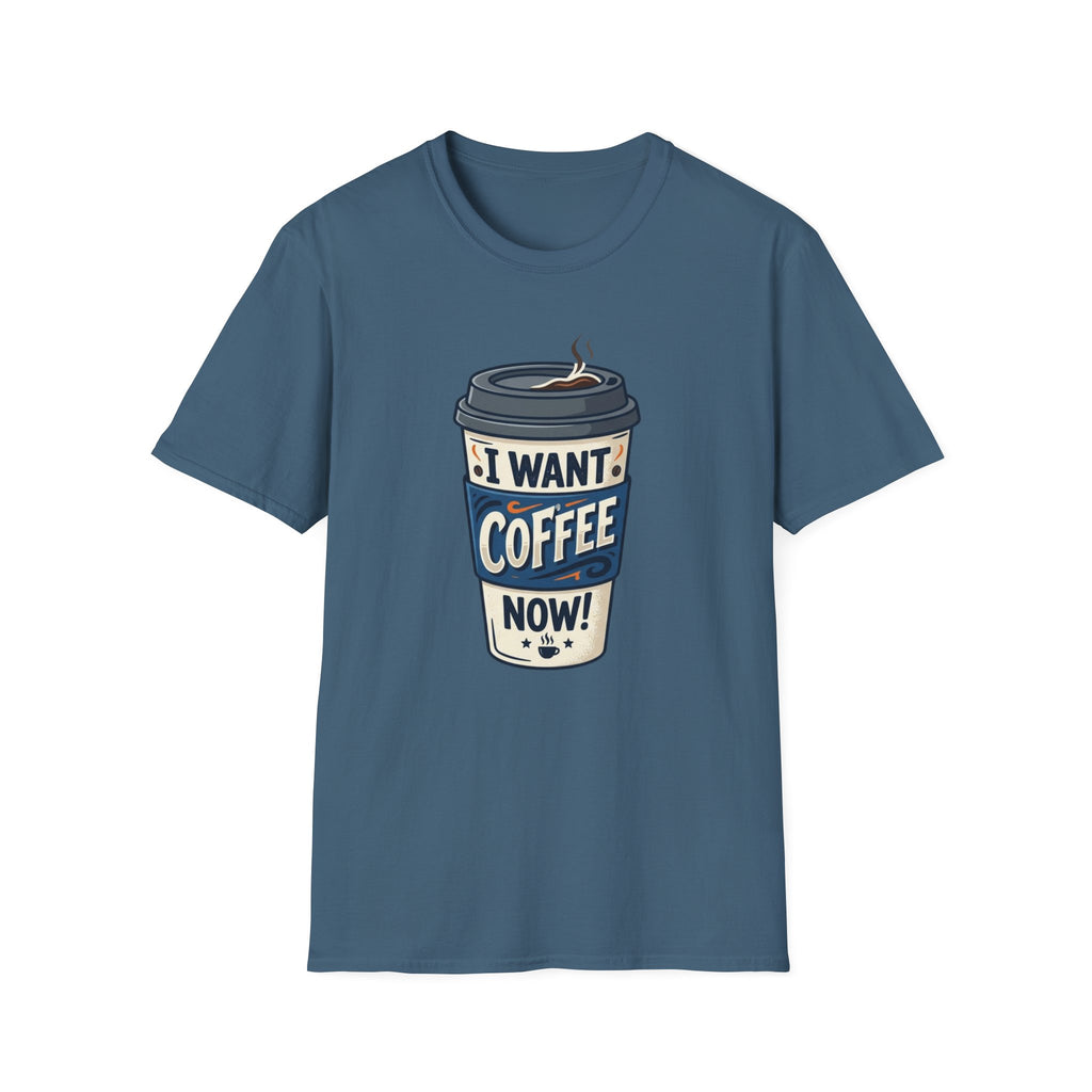 White Coffee Cup T-Shirt