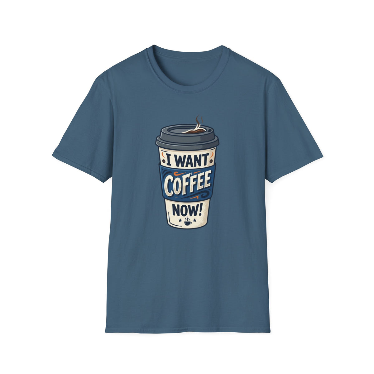 White Coffee Cup T-Shirt