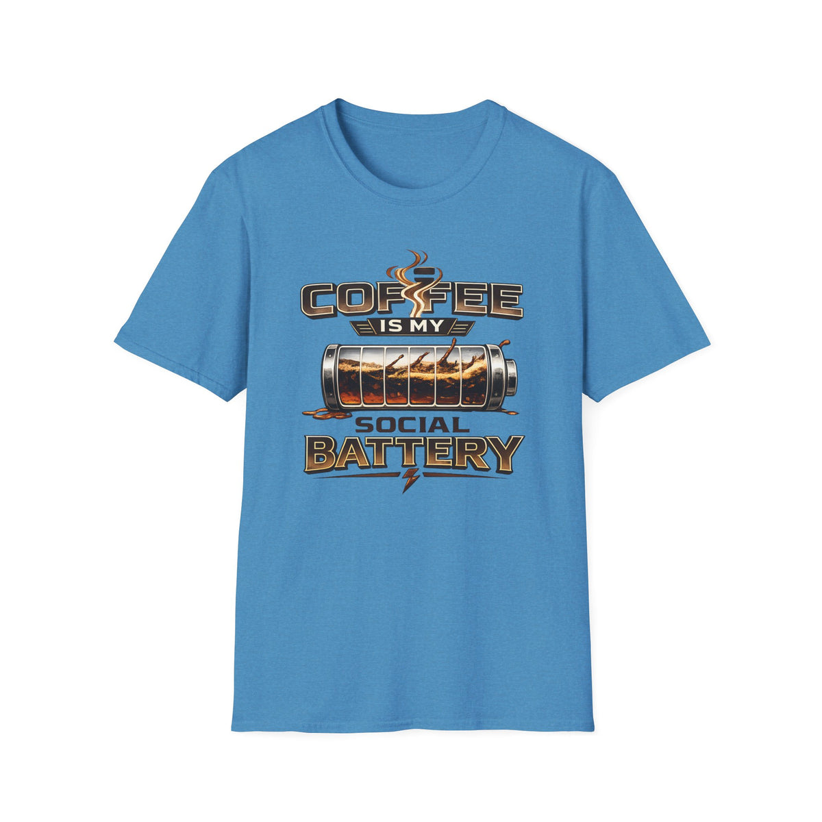 Coffee is My Social Battery T-Shirt
