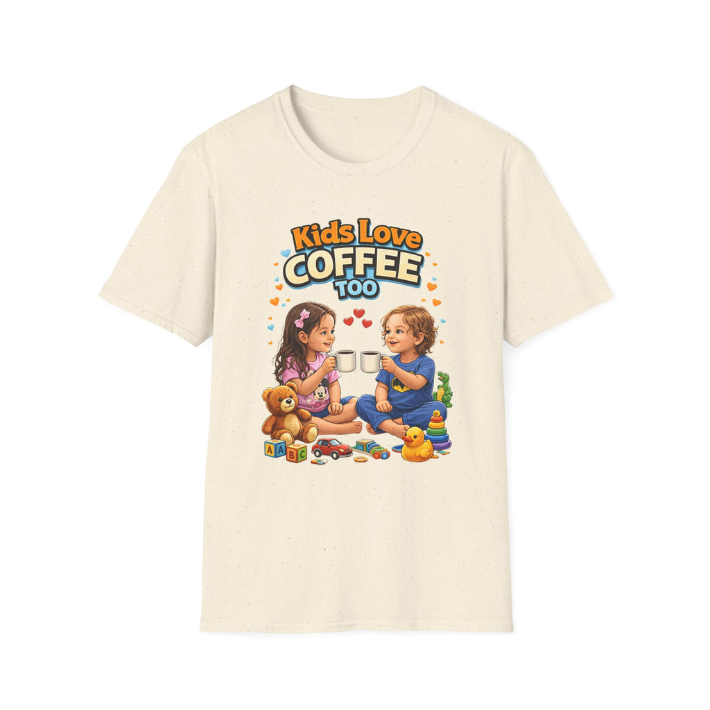 Kids Love Coffee Too T-Shirt