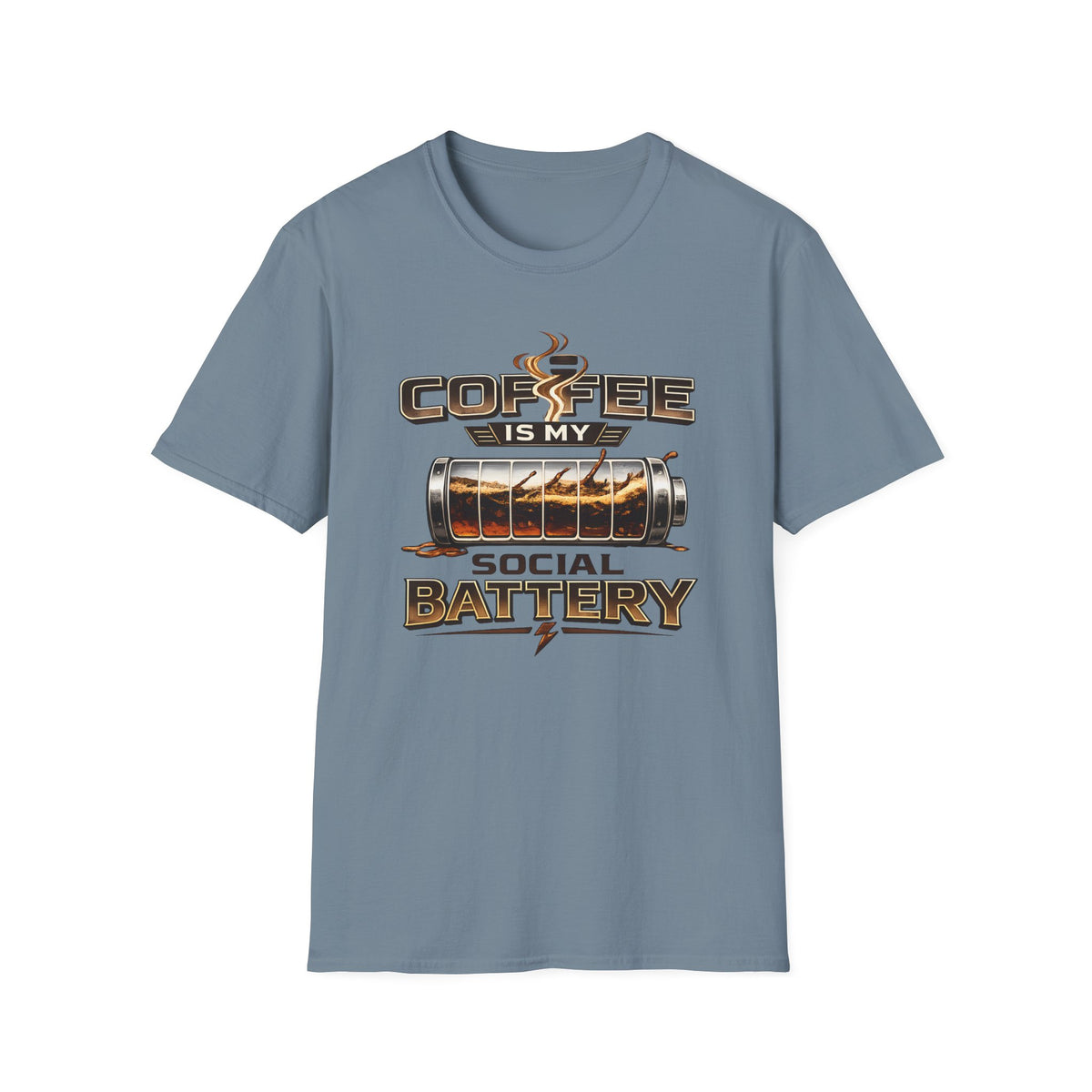Coffee is My Social Battery T-Shirt
