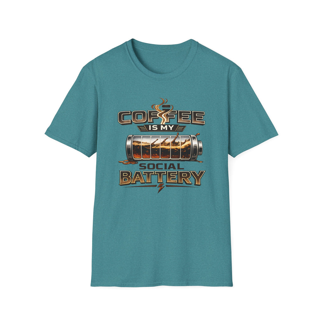 Coffee is My Social Battery T-Shirt