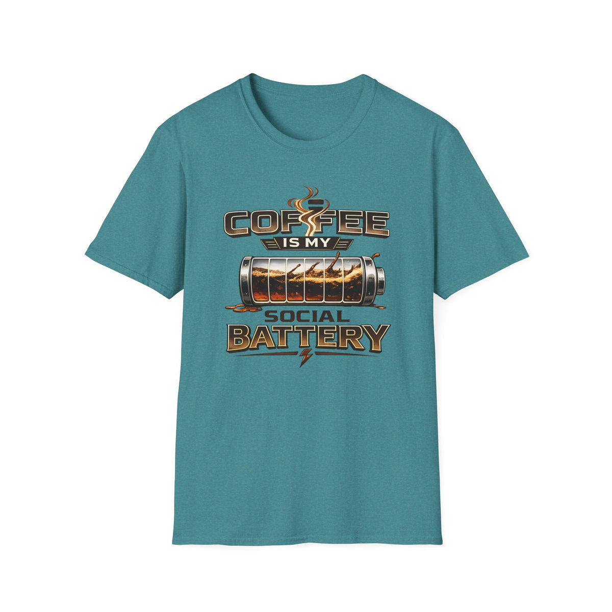 Coffee is My Social Battery T-Shirt