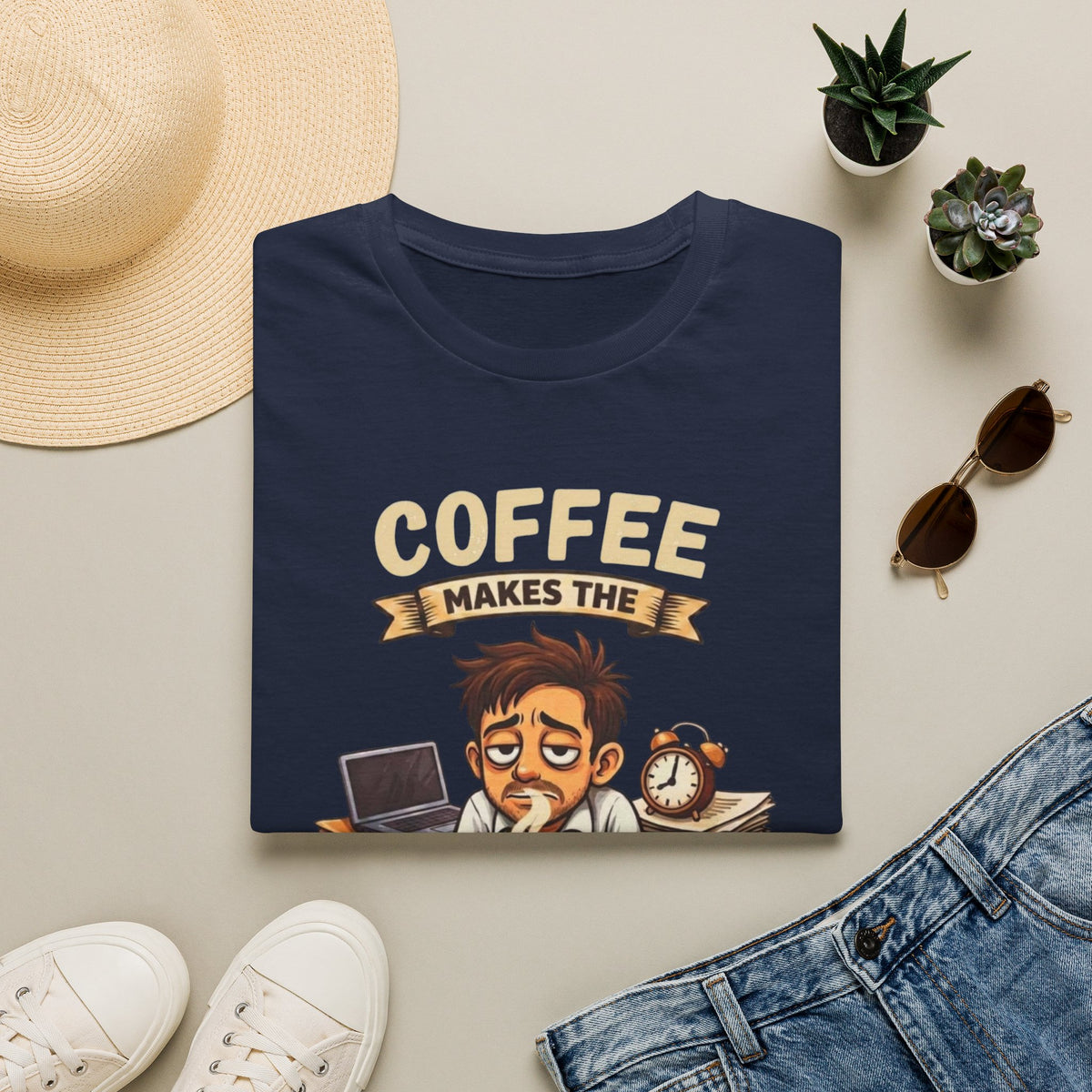Coffee Makes the Man T-Shirt