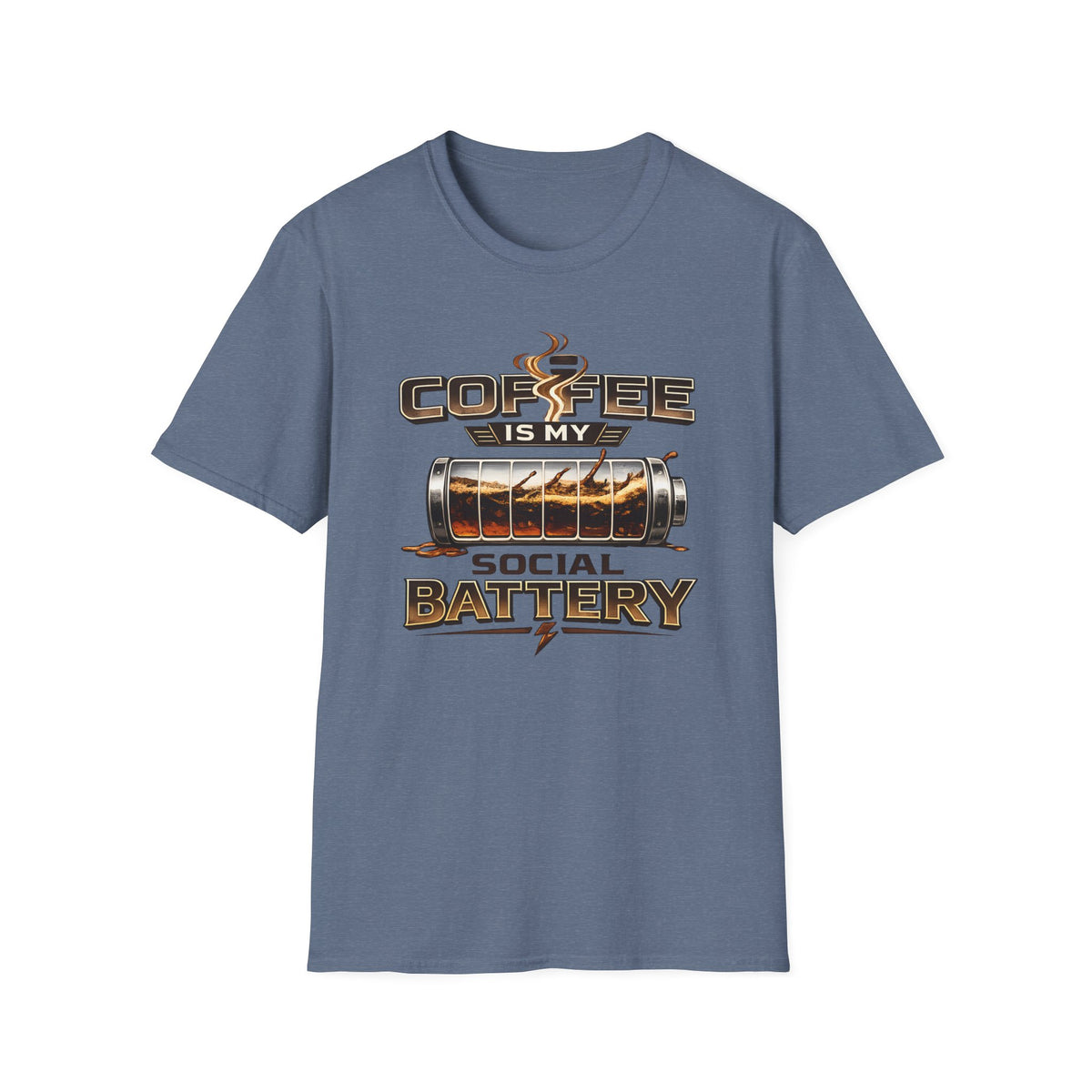 Coffee is My Social Battery T-Shirt