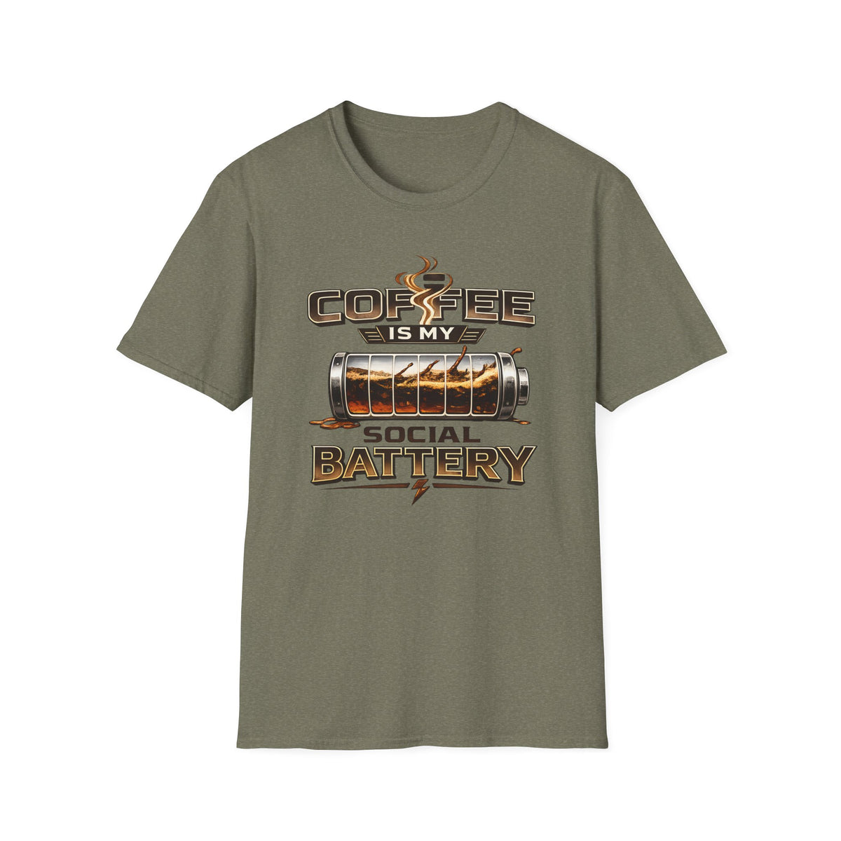 Coffee is My Social Battery T-Shirt