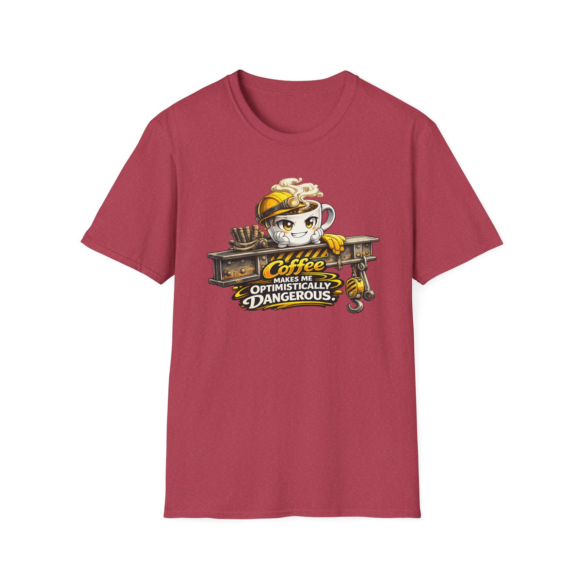 Coffee Makes Me Optimistically Dangerous T-Shirt