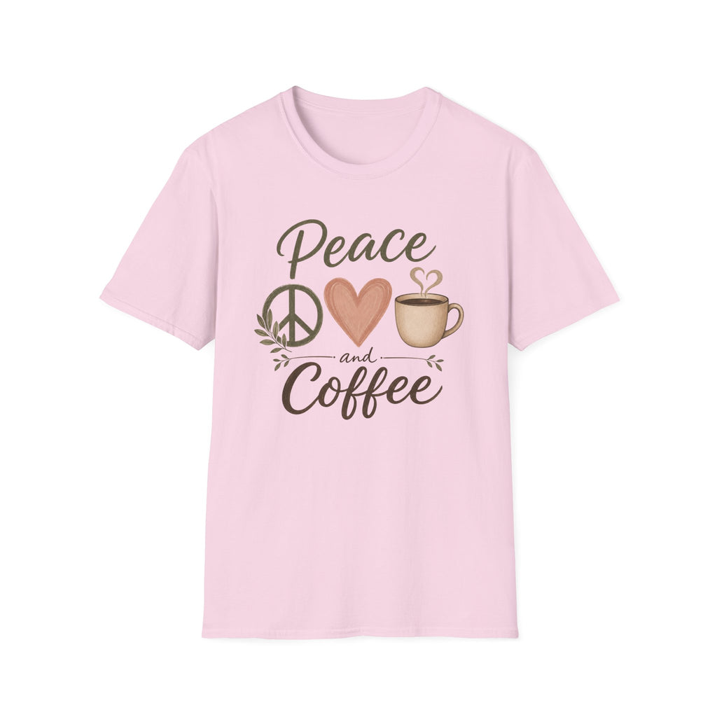 Peace, Love and Coffee T-Shirt