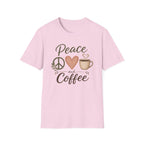 Peace, Love and Coffee T-Shirt