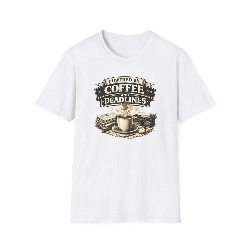 Powered by Coffee and Deadlines T-Shirt