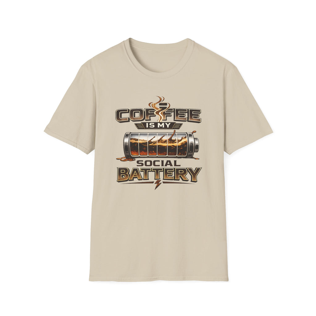 Coffee is My Social Battery T-Shirt