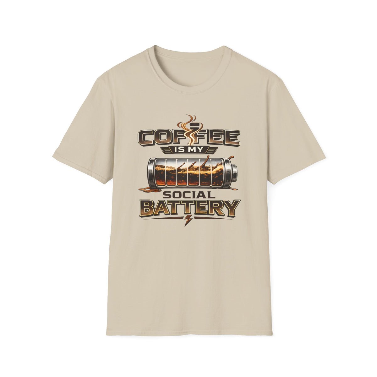 Coffee is My Social Battery T-Shirt
