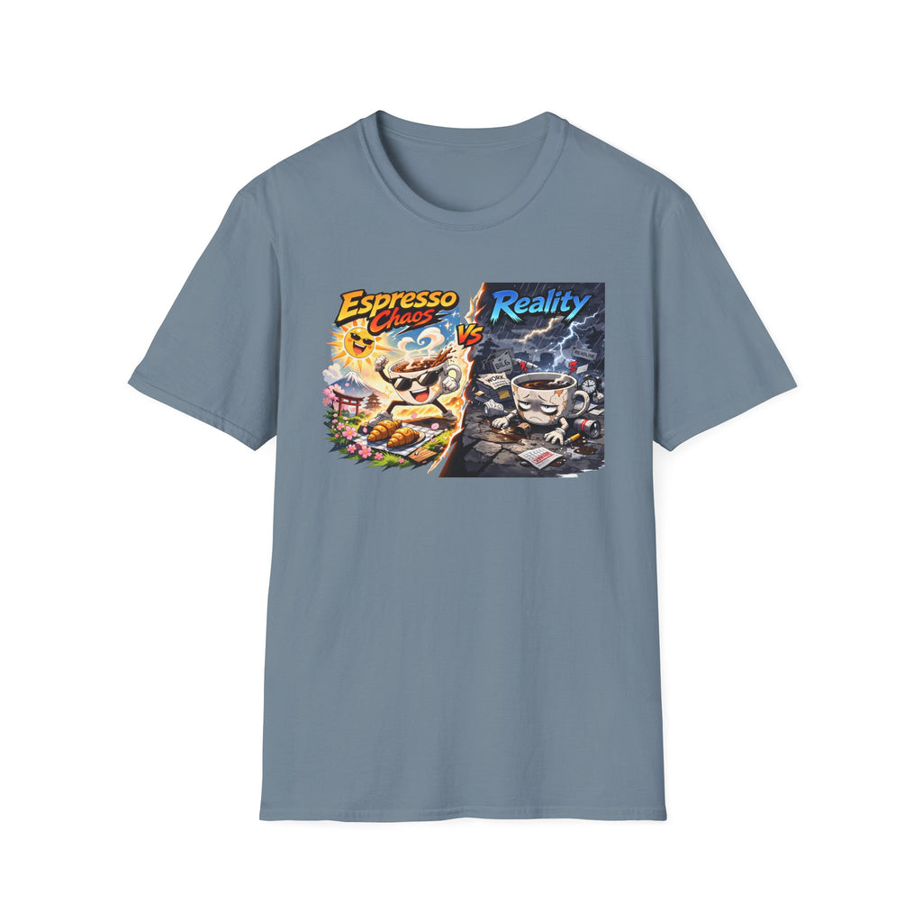 Espresso Chaos vs Reality T-Shirt