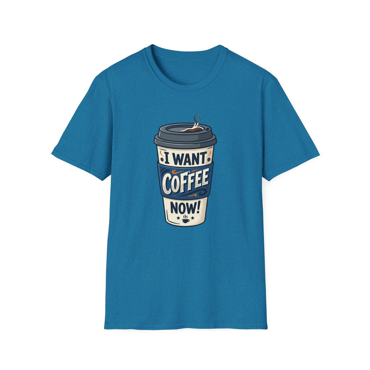 White Coffee Cup T-Shirt