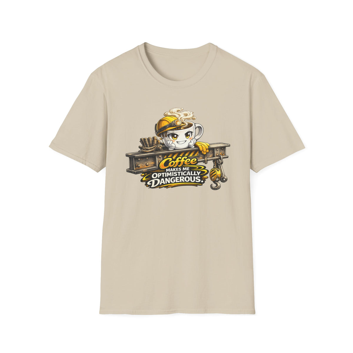 Coffee Makes Me Optimistically Dangerous T-Shirt