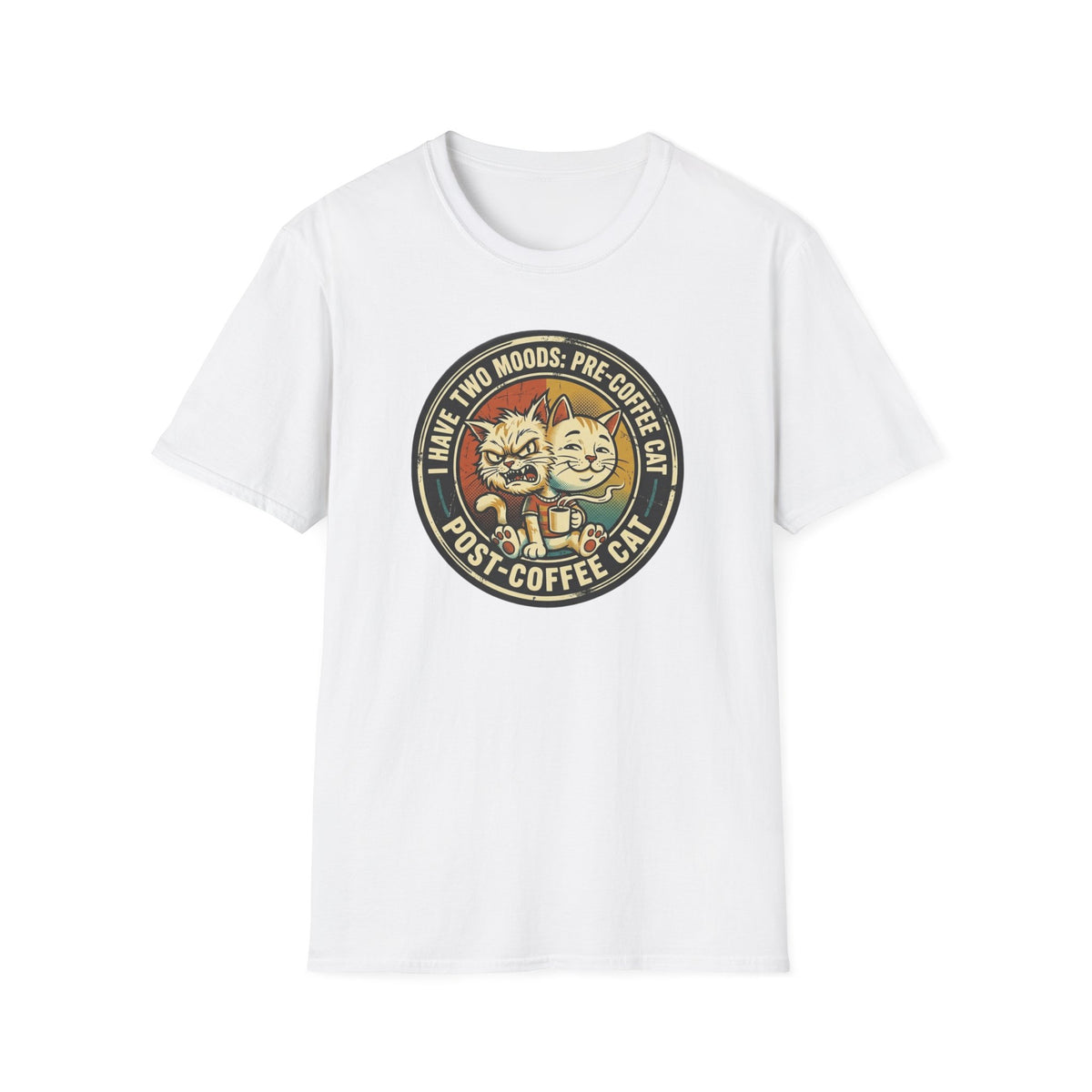 Two Mood Cats T-Shirt