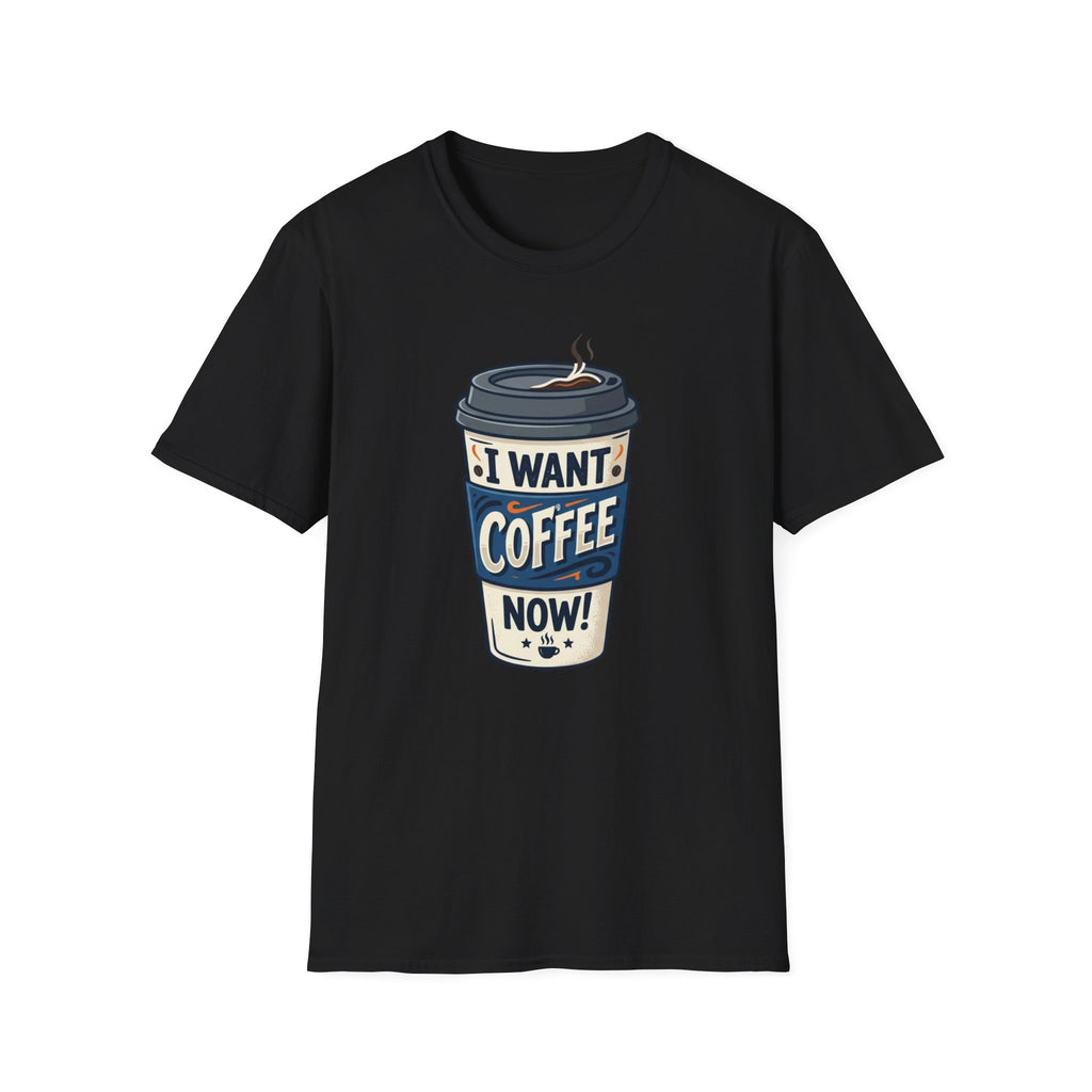 White Coffee Cup T-Shirt