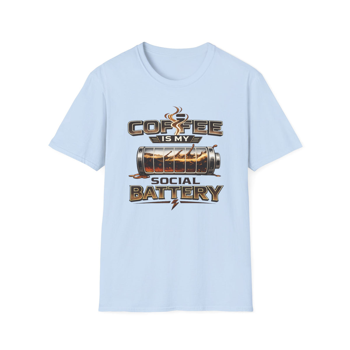 Coffee is My Social Battery T-Shirt