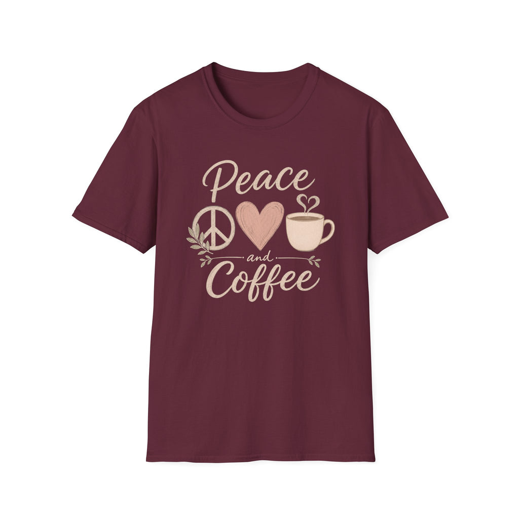 Peace, Love and Coffee T-Shirt