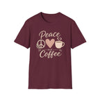 Peace, Love and Coffee T-Shirt