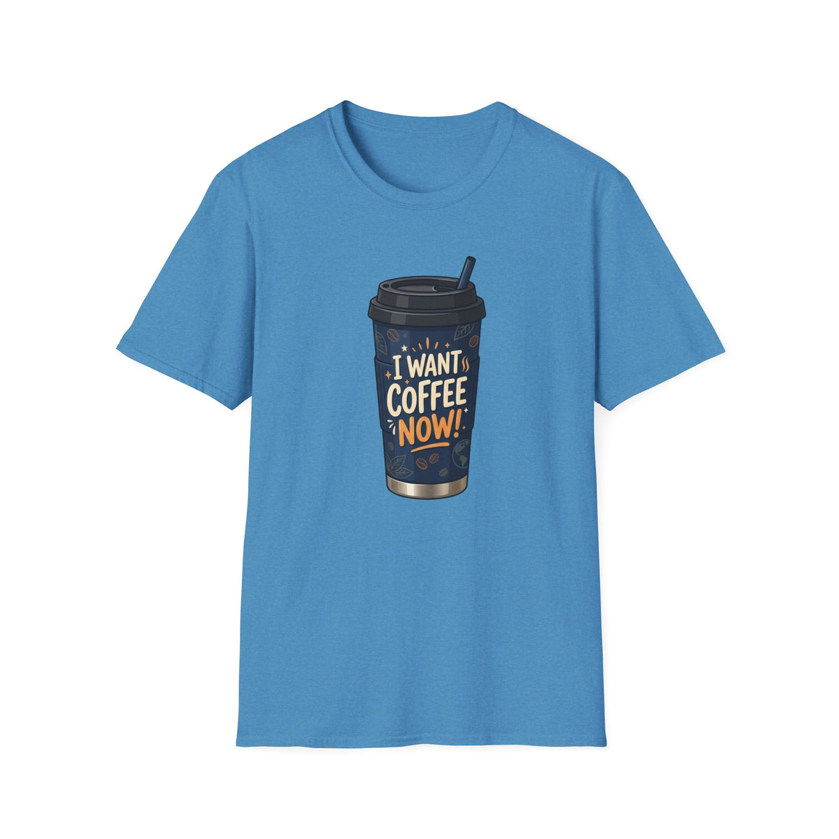 Blue Coffee Cup T-Shirt