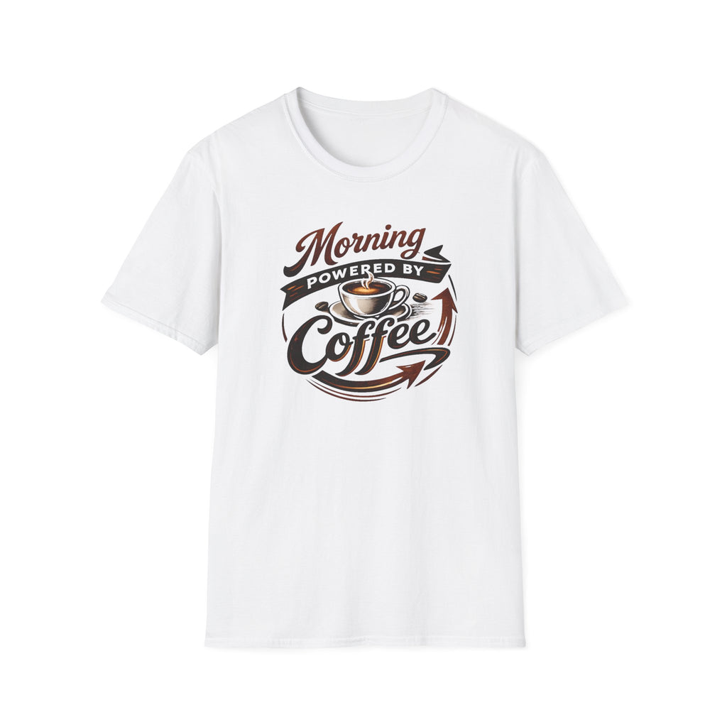 Morning Powered by Coffee T-Shirt