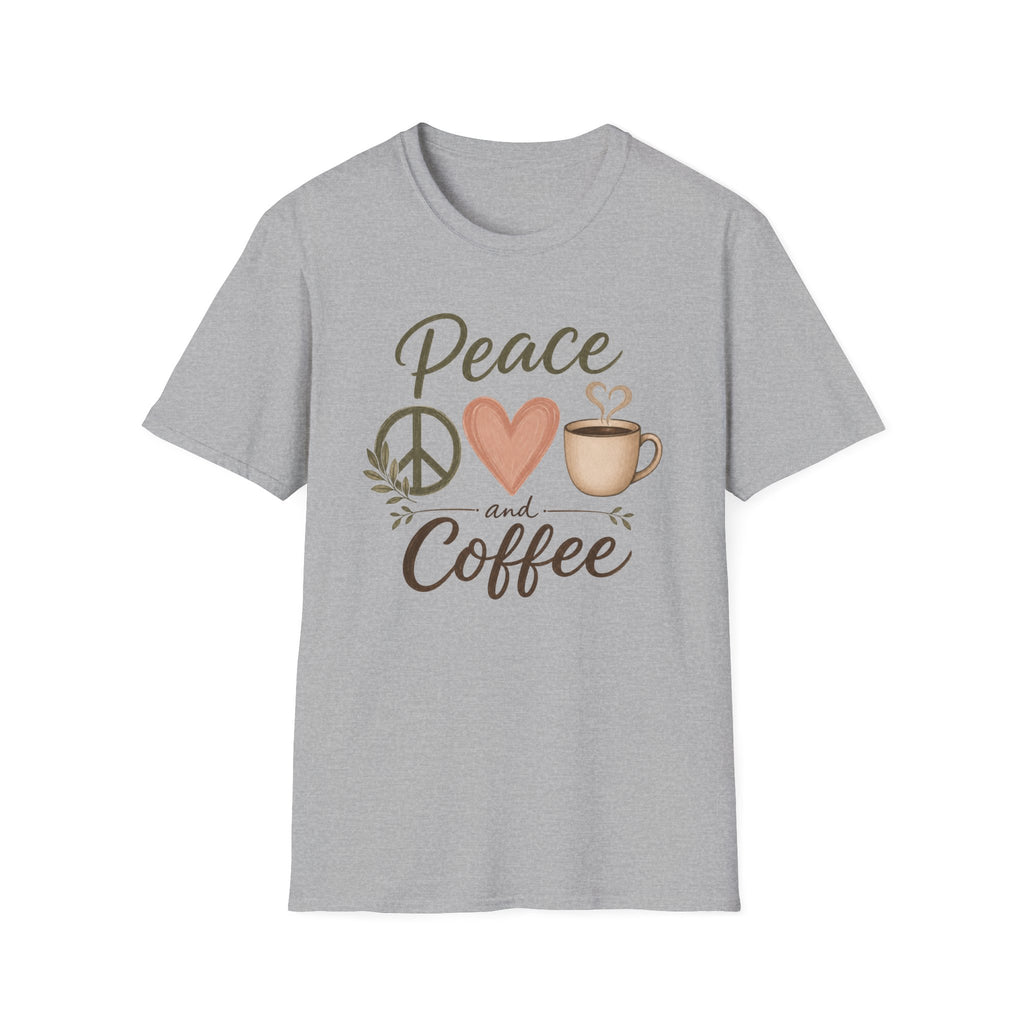 Peace, Love and Coffee T-Shirt