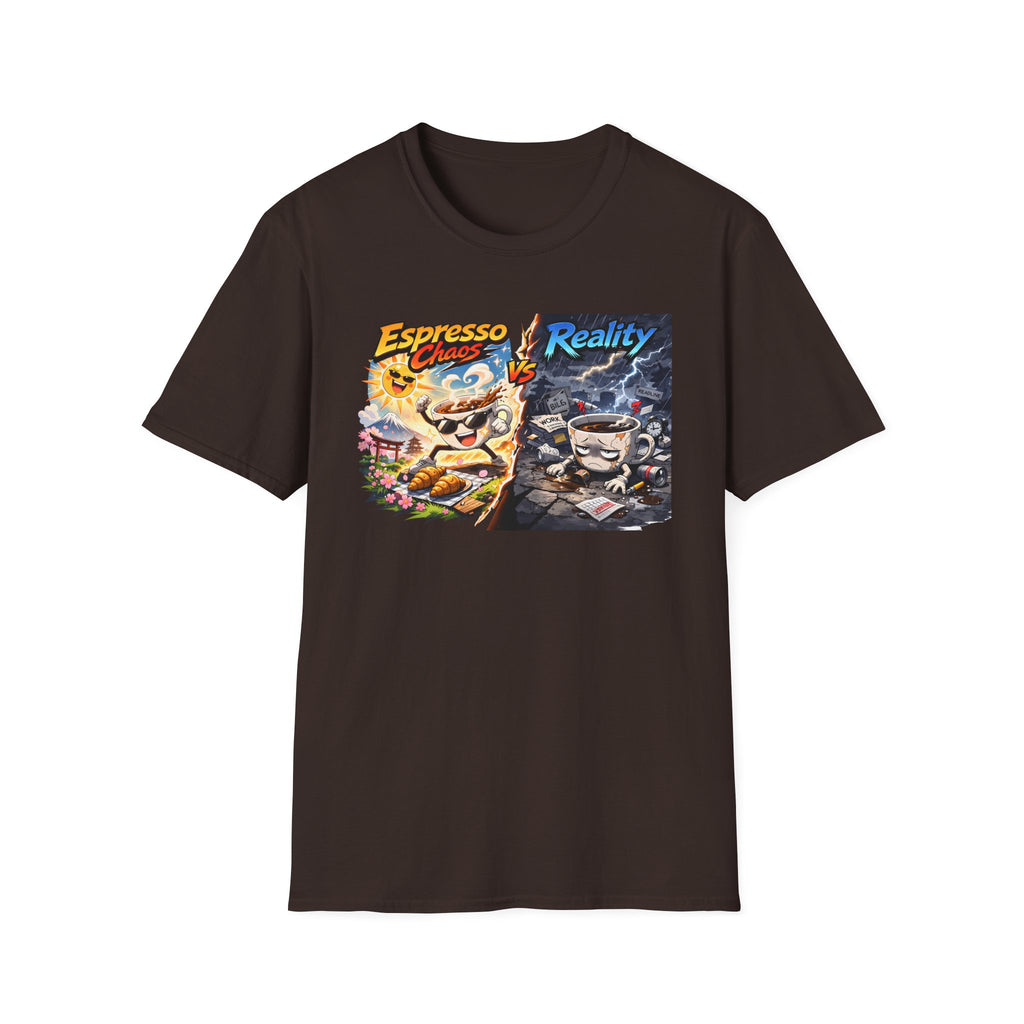 Espresso Chaos vs Reality T-Shirt