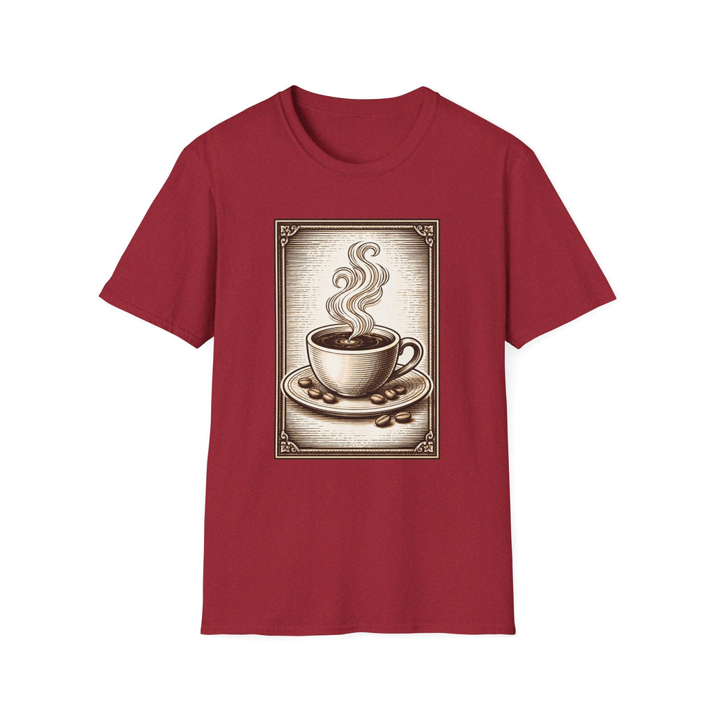 Coffee Woodcut T-Shirt