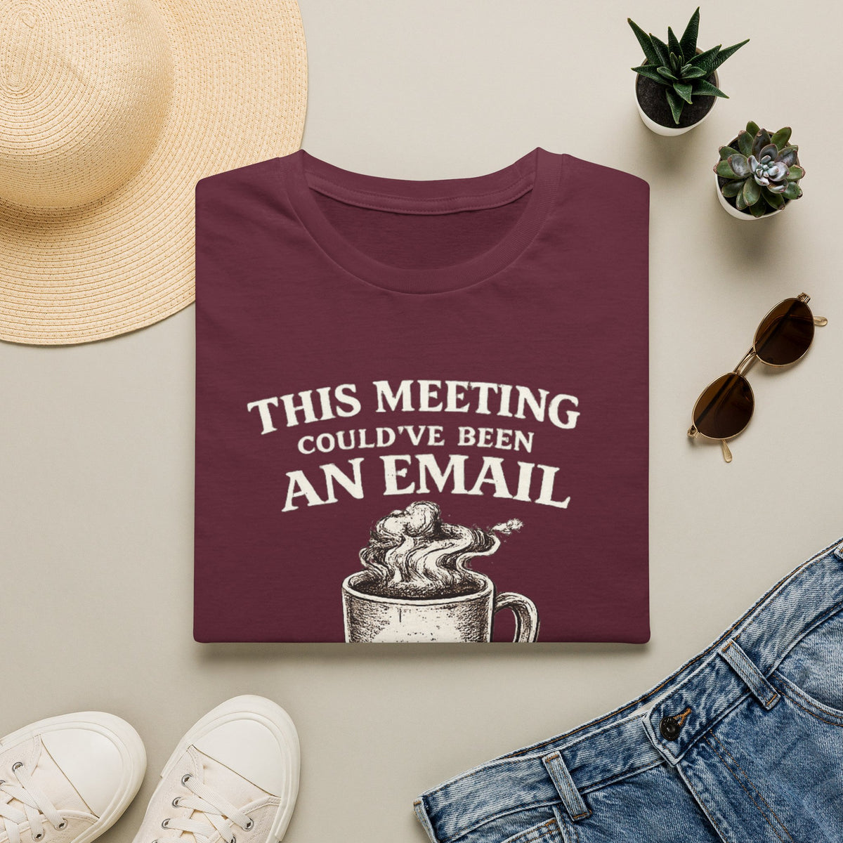 Email and a Coffee T-Shirt