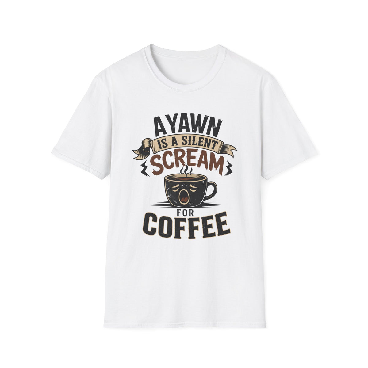 A Yawn for a Coffee Cup T-Shirt