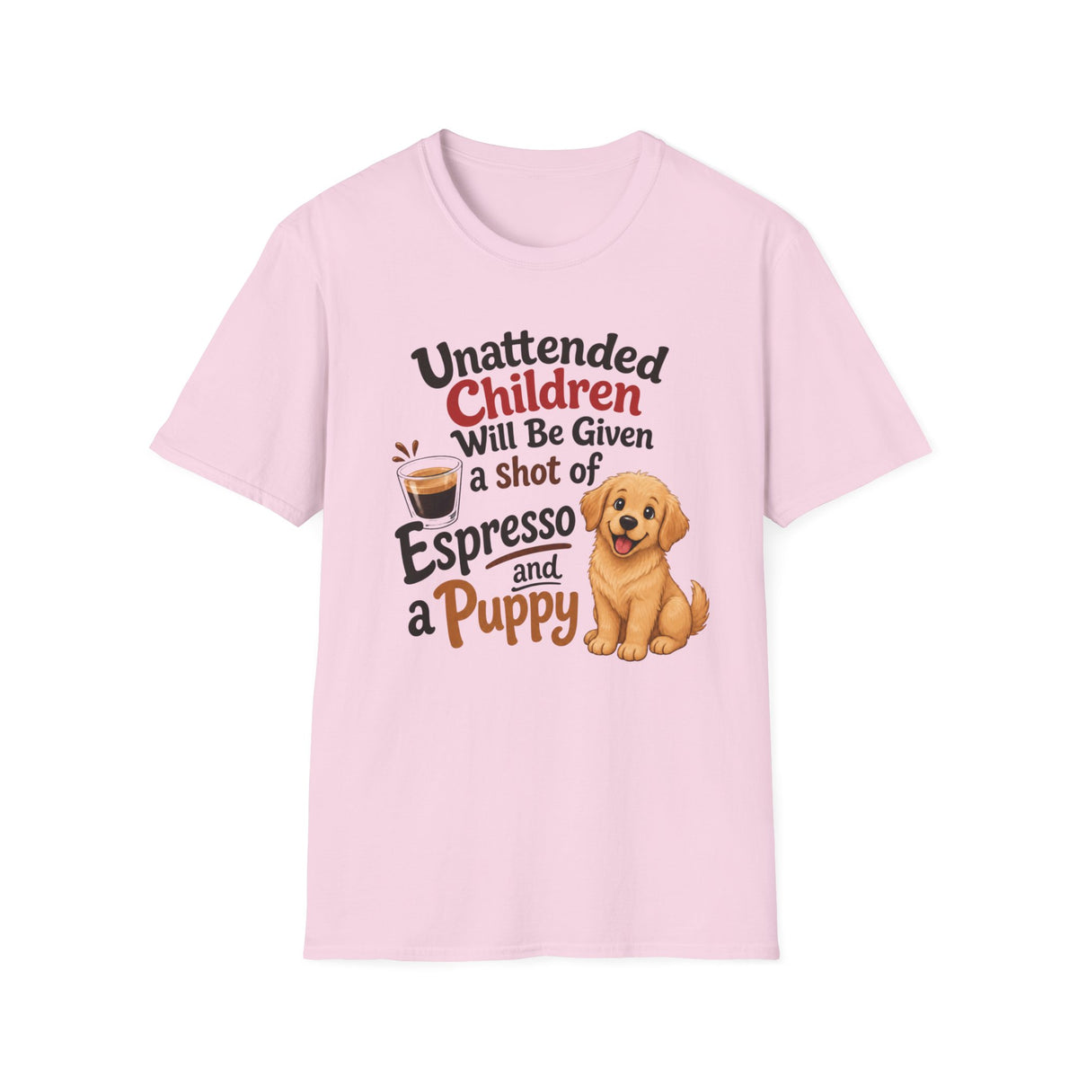 Espresso and a Puppy T-Shirt