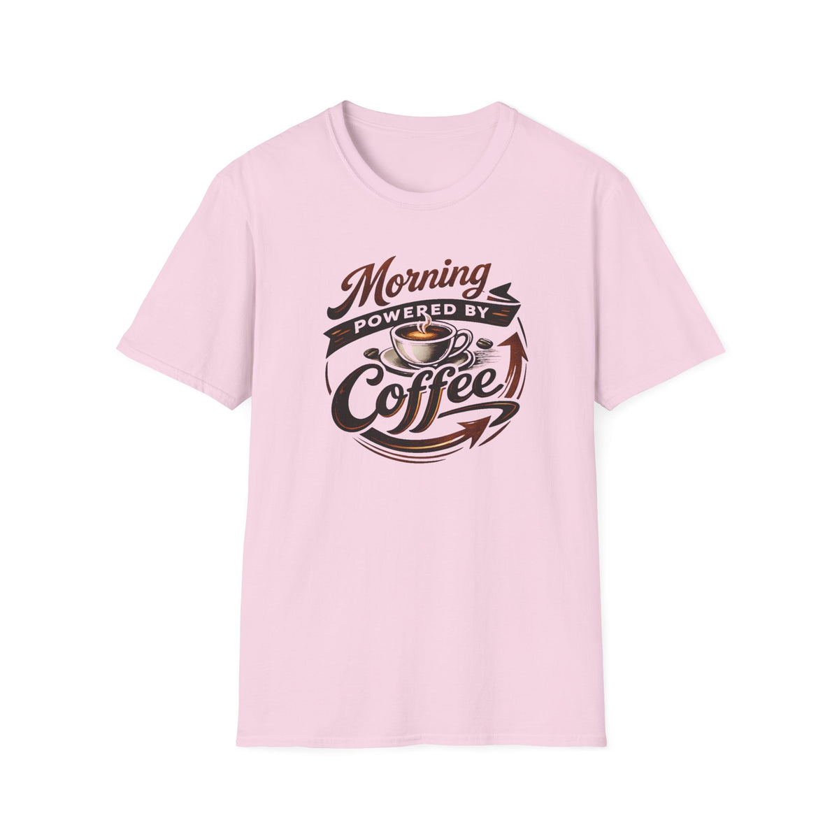 Morning Powered by Coffee T-Shirt