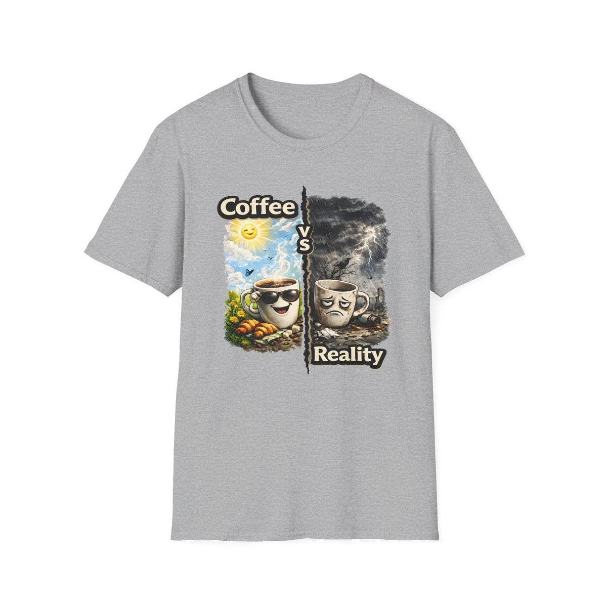 Coffee vs Reality T-Shirt