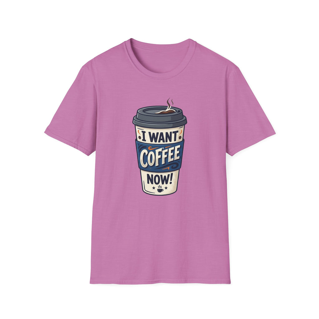 White Coffee Cup T-Shirt