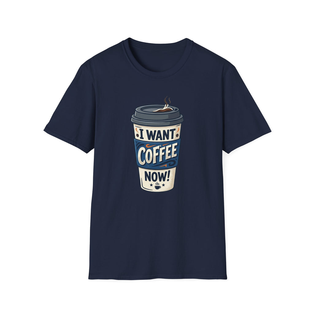 White Coffee Cup T-Shirt