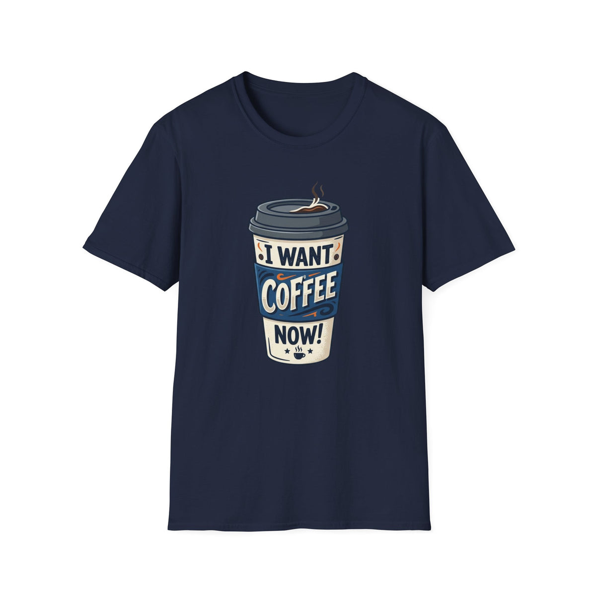 White Coffee Cup T-Shirt