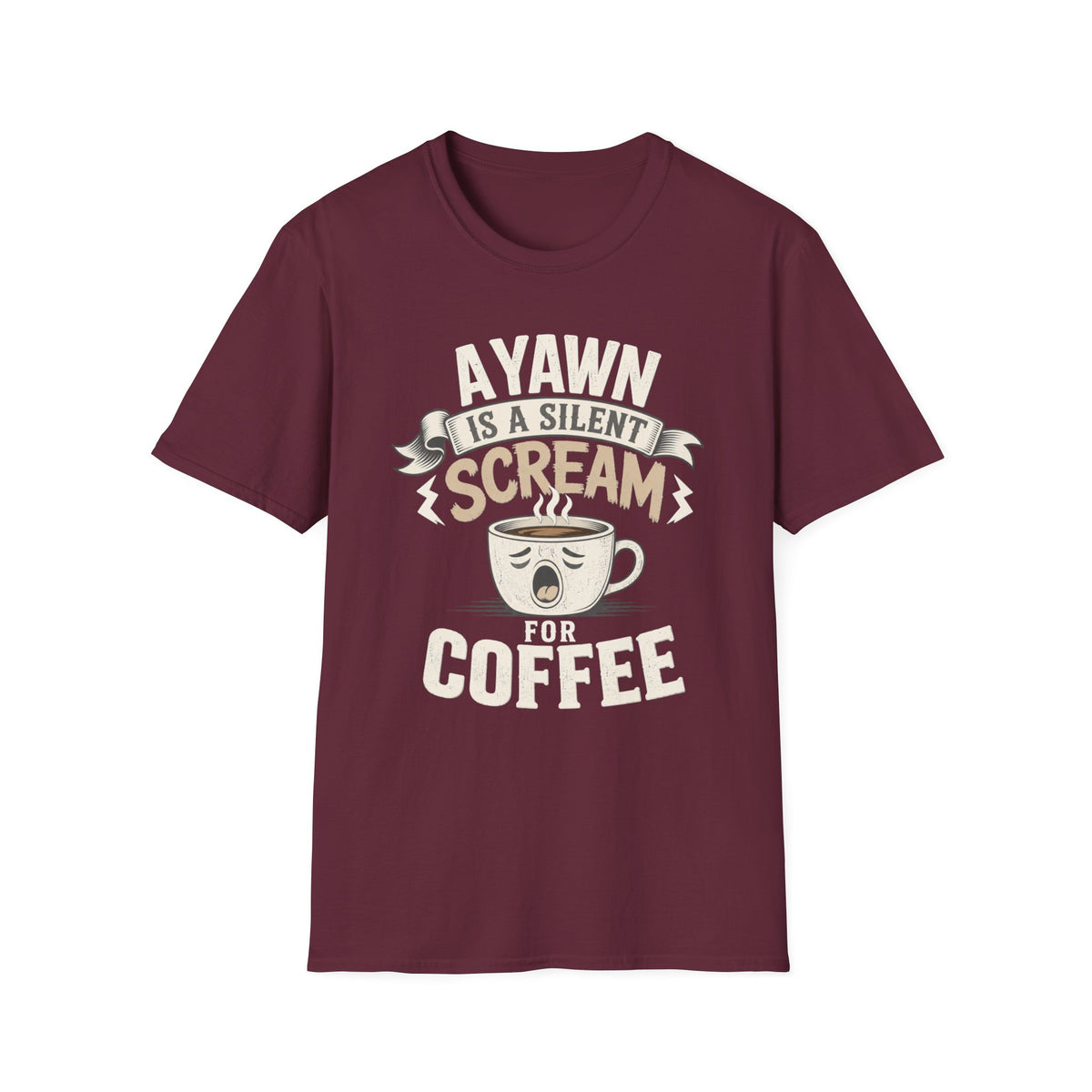 A Yawn for a Coffee Cup T-Shirt