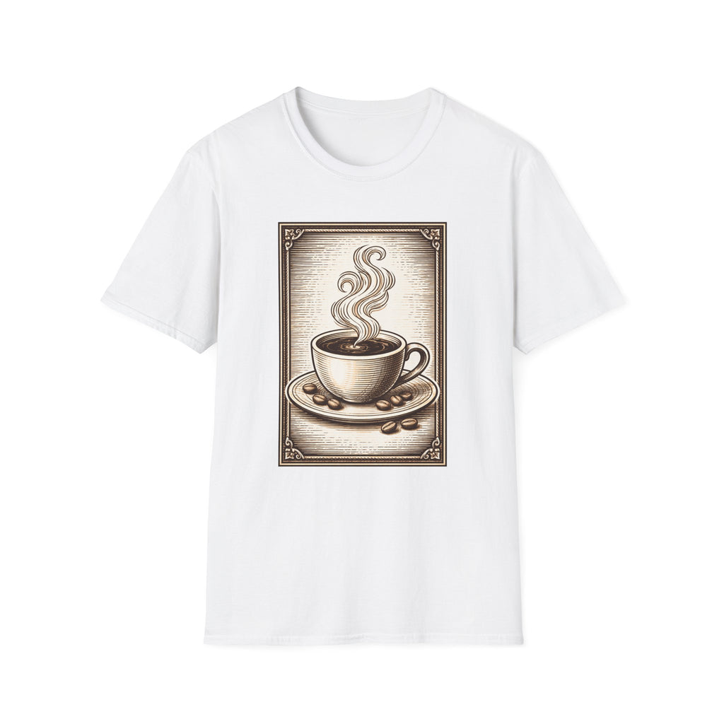 Coffee Woodcut T-Shirt