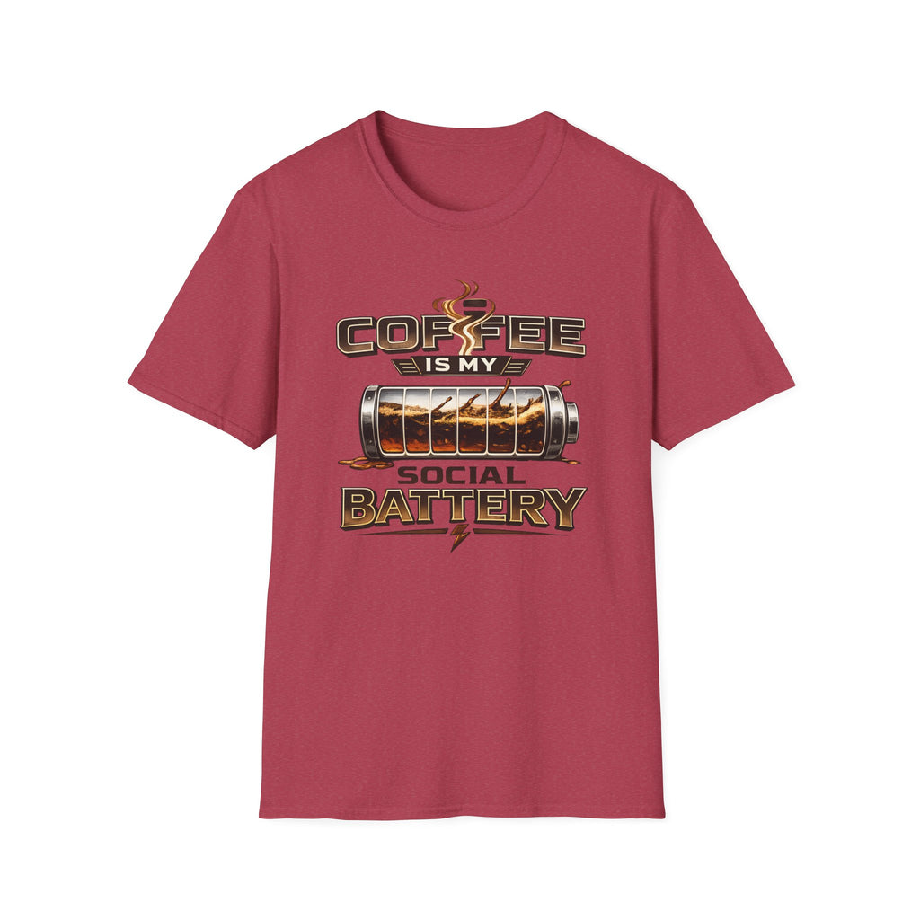 Coffee is My Social Battery T-Shirt