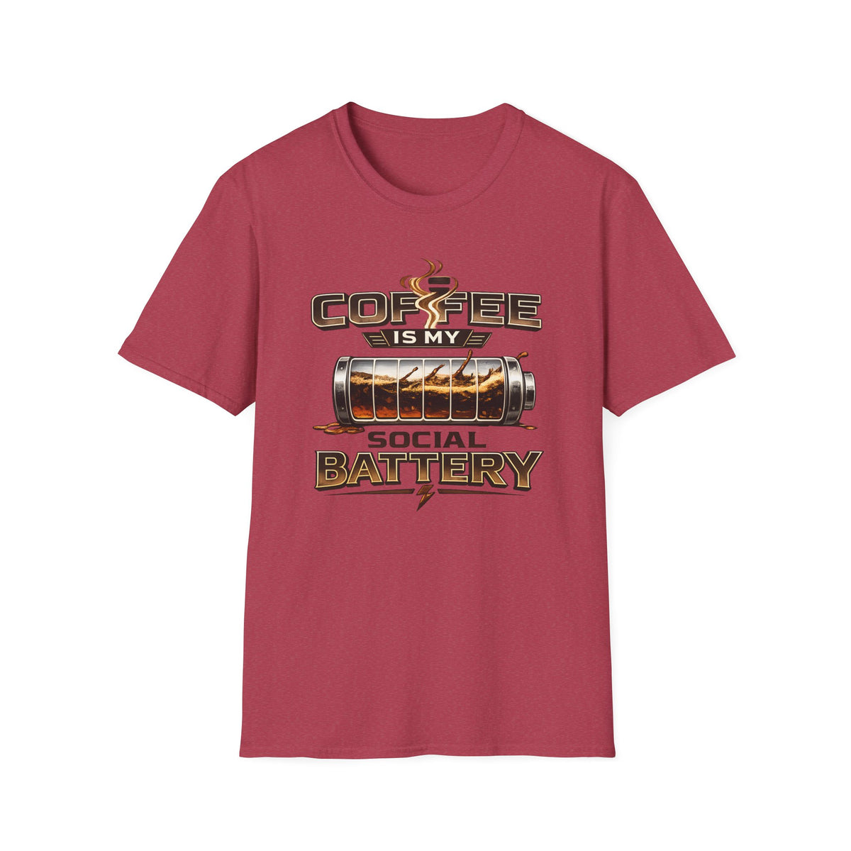 Coffee is My Social Battery T-Shirt