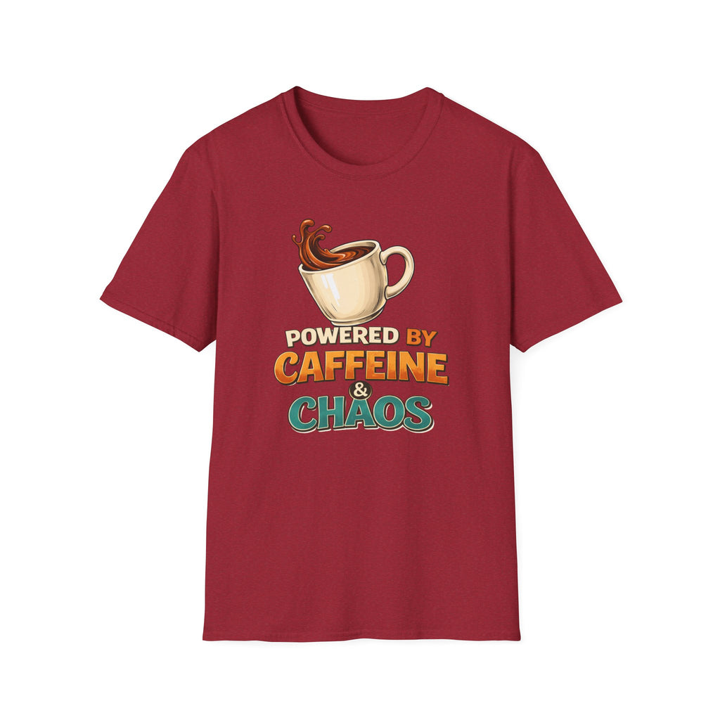 Powered by Caffeine and Chaos T-Shirt