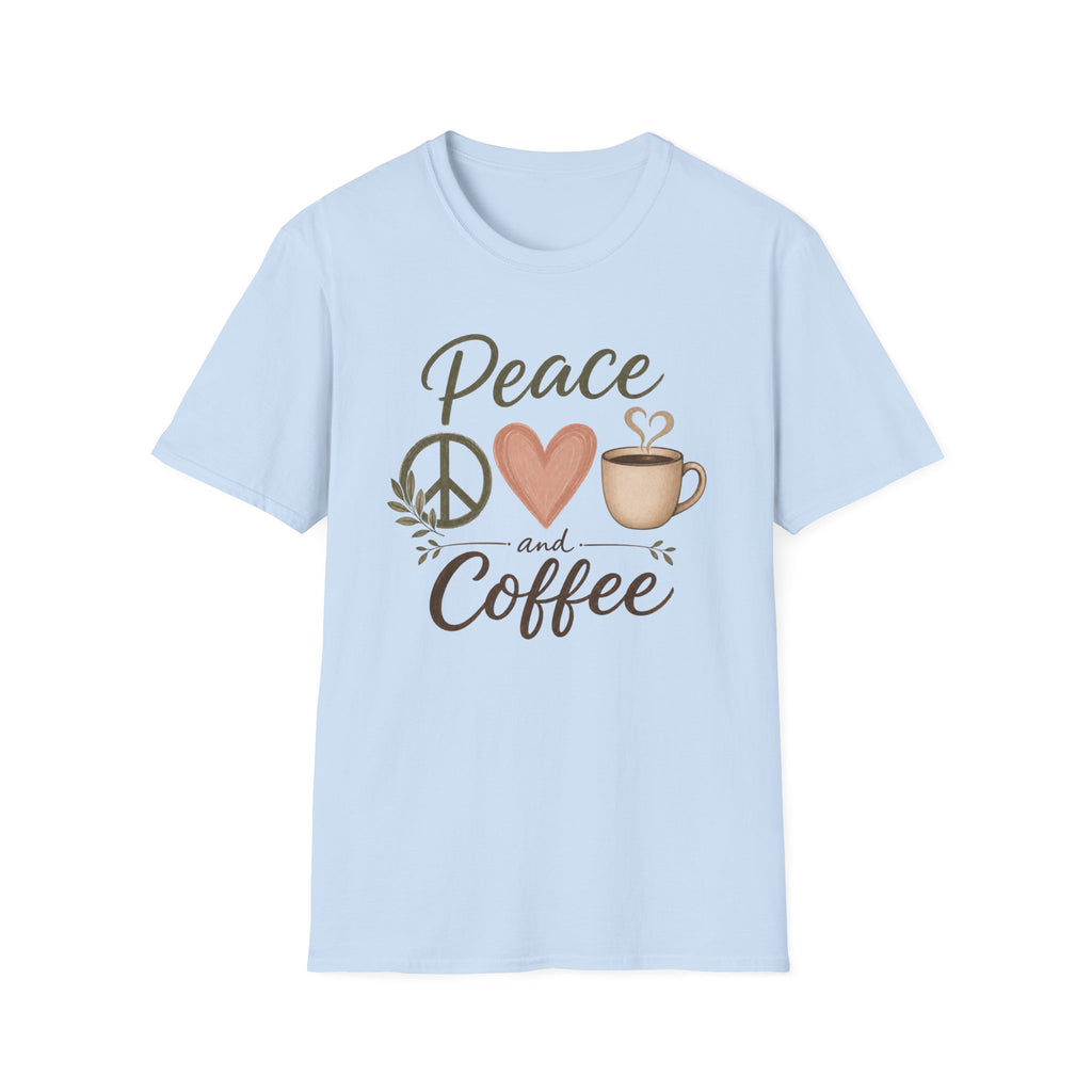 Peace, Love and Coffee T-Shirt