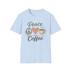 Peace, Love and Coffee T-Shirt