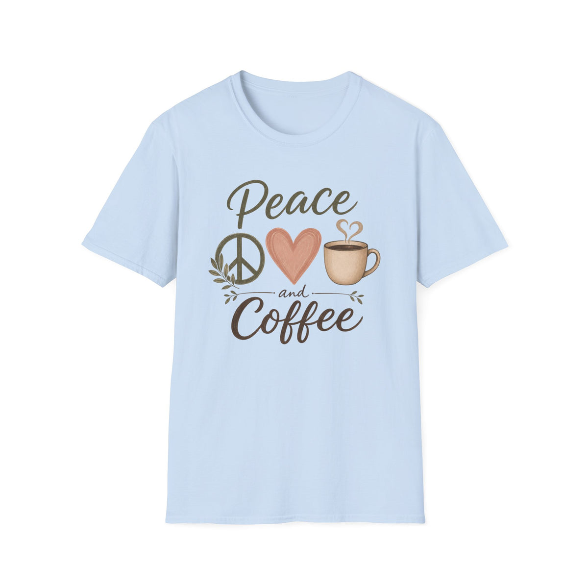 Peace, Love and Coffee T-Shirt