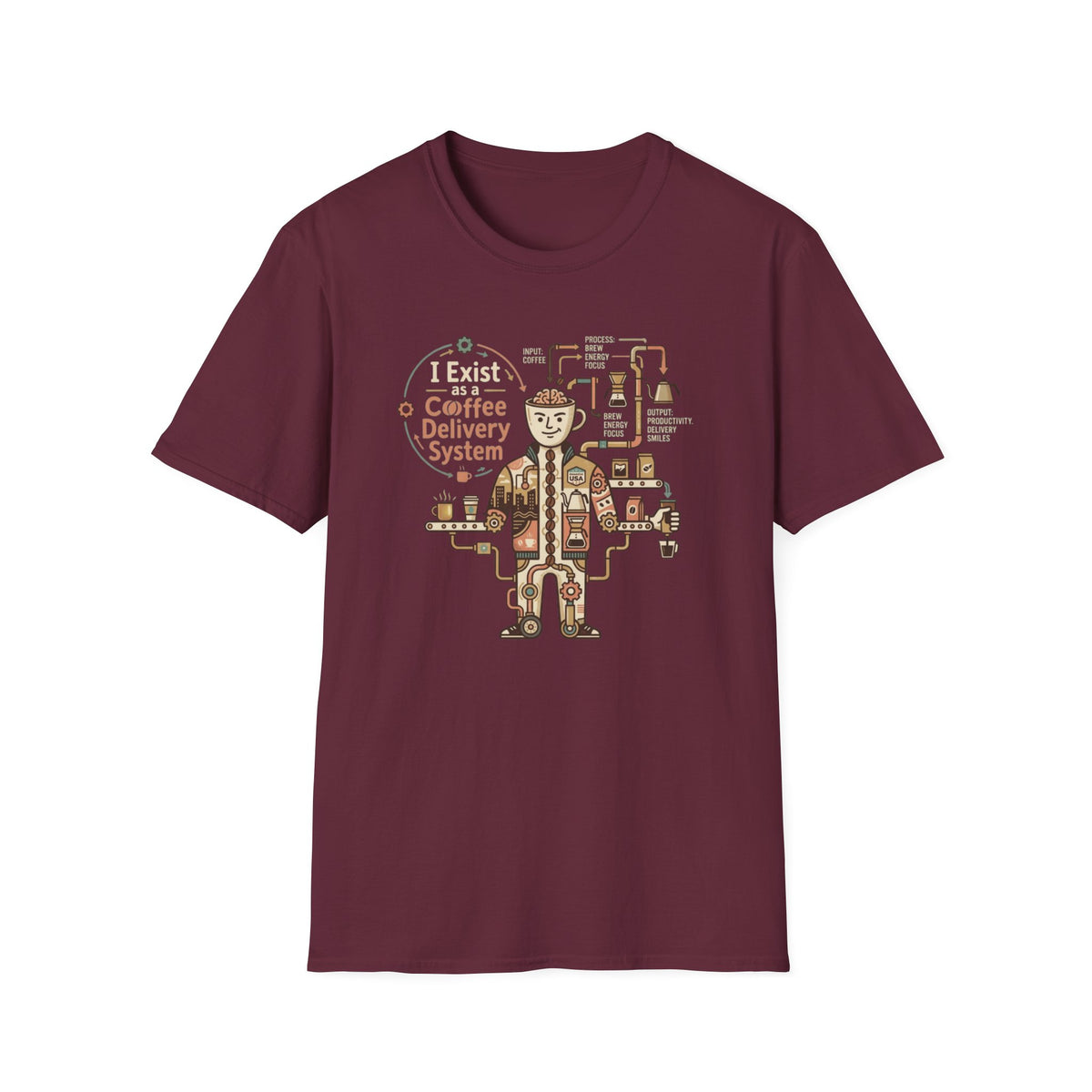 Coffee Delivery System T-Shirt